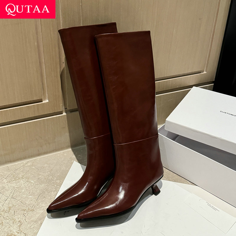 Women'S Fashion Knee High Boots - QUTAA Moda Haber Kadın Diz Yüksek