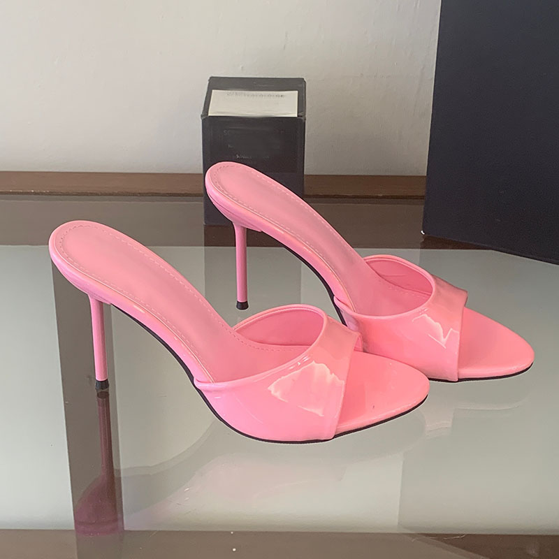 Women'S Fashion Korea - Pembe Moda Açık Burunlu Topuklu Sandalet