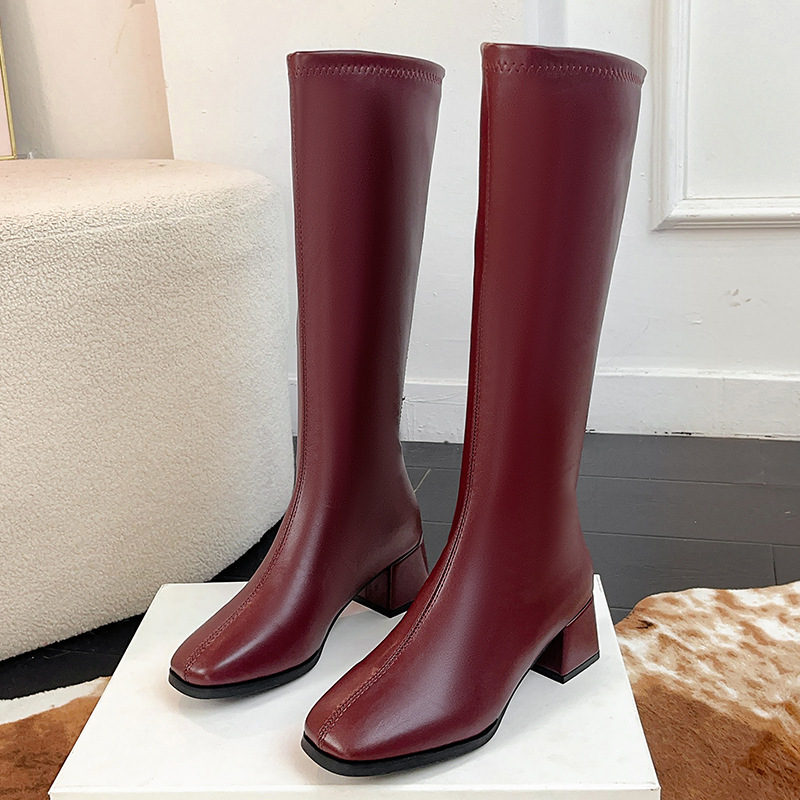 Women'S Fashion Knee High Boots - Kadın Uzun Botları Sezonunun Sıcak Fırsatı