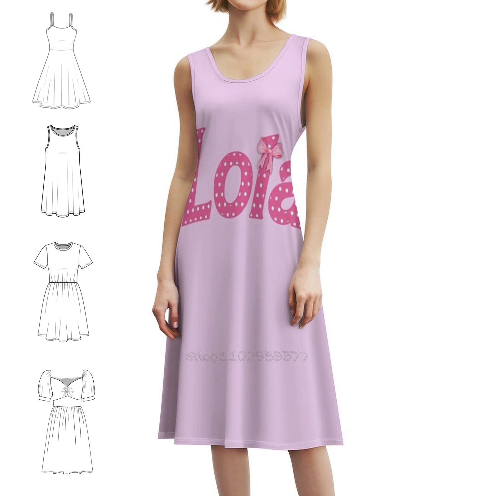 Women Fashion Dress Names - Lola Adı Callisc Tarafından Boho Şık