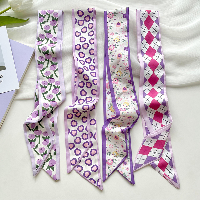 Women Fashion Necktie - Yeni Lüks Dar Kısa kadının ipek