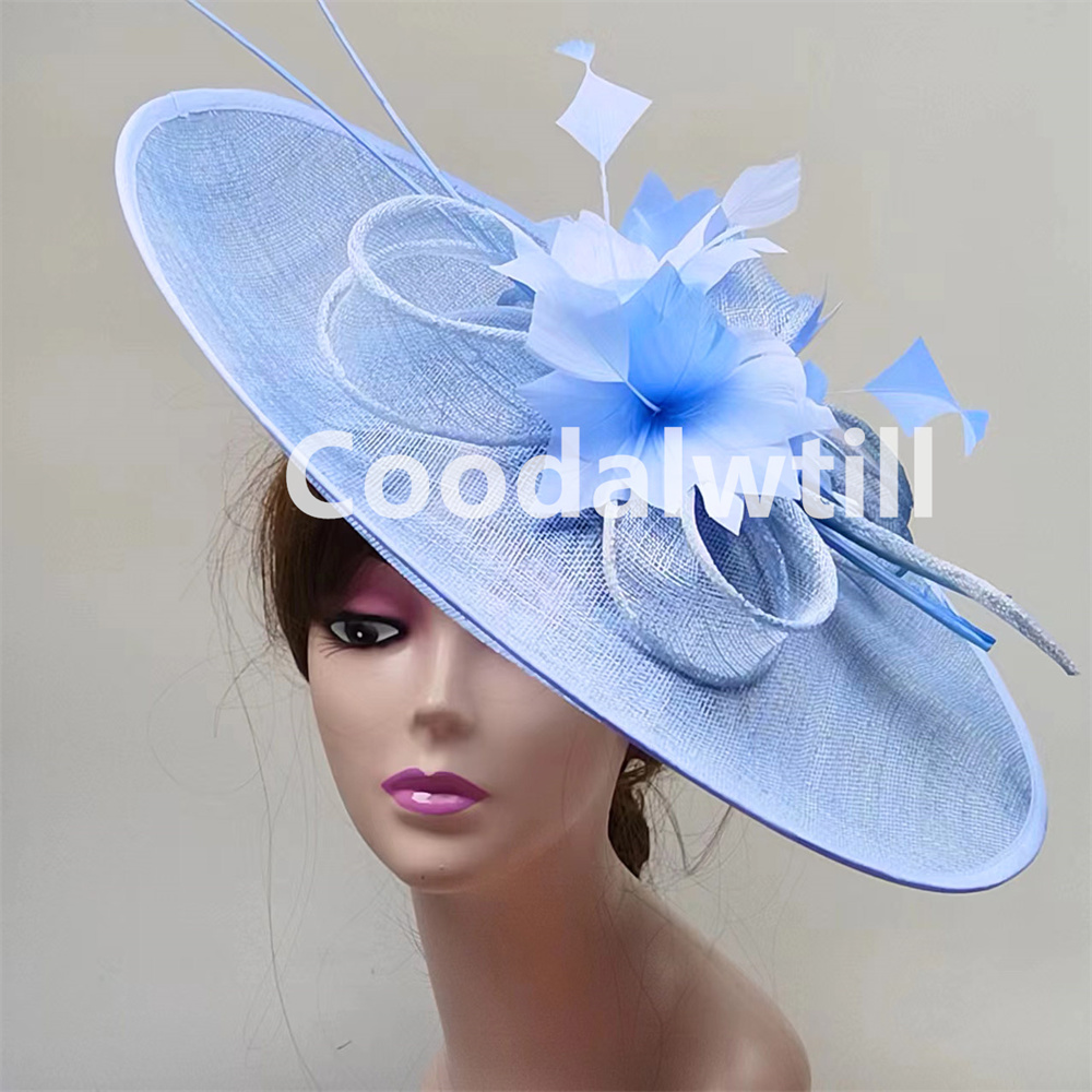 Women'S Fashion Kentucky Derby - Kraliyet Ascot büyük Fascinator şapka kadın
