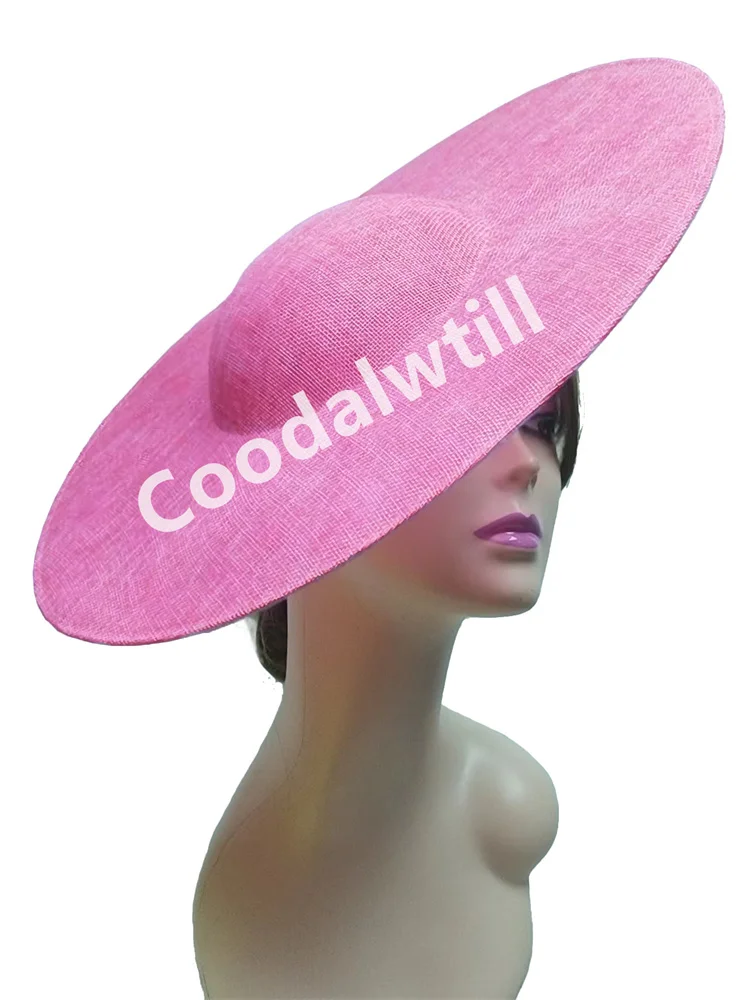 Women'S Fashion Kentucky Derby - 40CM büyük Fascinator baz yapmak düğün
