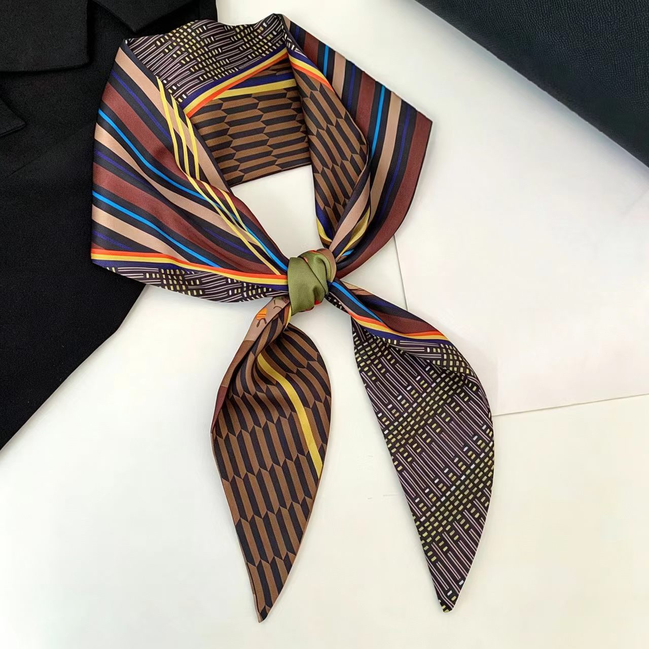 Lüks Baskılı Uzun Saç Kurdeles - Women Fashion Necktie incelemesi ve fiyatı
