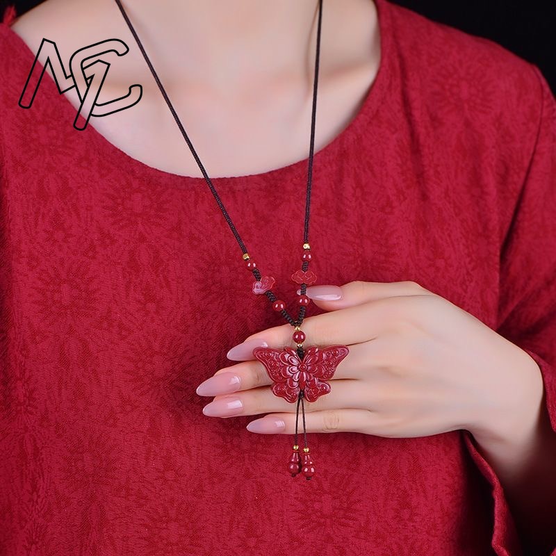 Moda Kırmızı Cinnabar Yeşim Ke - Women'S Fashion Jewellery incelemesi ve fiyatı