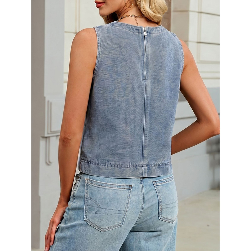 Benuynffy Rahat Yuvarlak Boyun - Women'S Fashion Vest Tops incelemesi ve fiyatı