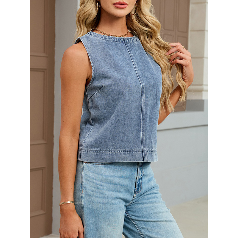 Benuynffy Rahat Yuvarlak Boyun - Women'S Fashion Vest Tops incelemesi ve fiyatı