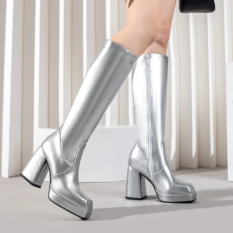 Yeşil Kış Kadın Platformu Diz  - Women'S Fashion Knee High Boots incelemesi ve fiyatı