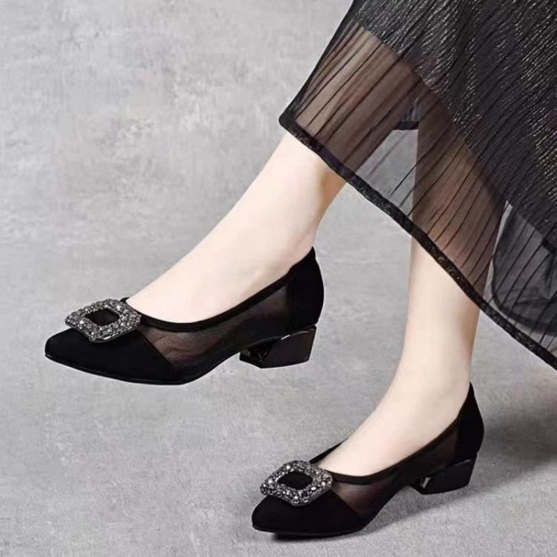 Zarif Sivri Burunlu Fileli Blo - Women'S Fashion Shoes incelemesi ve fiyatı